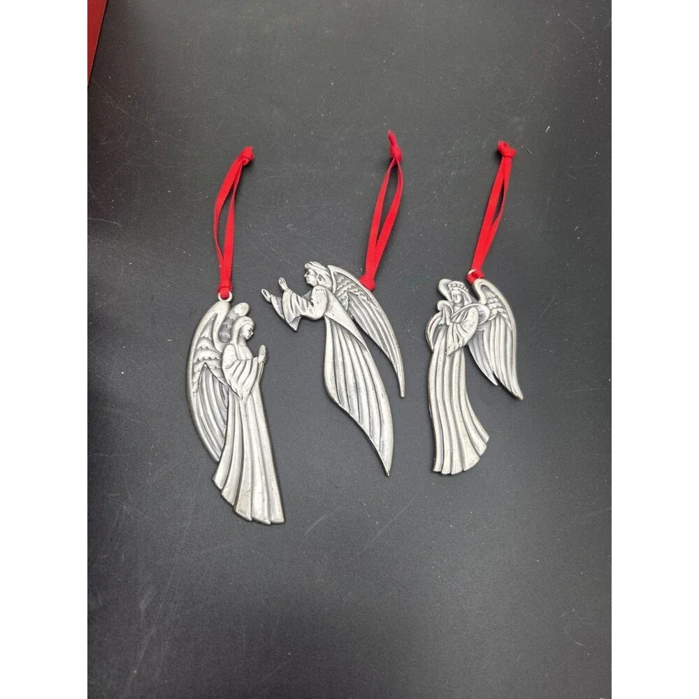 VINTAGE 1994 HOME FOR THE HOLIDAYS ANGEL ORNAMENTS - SET OF 3